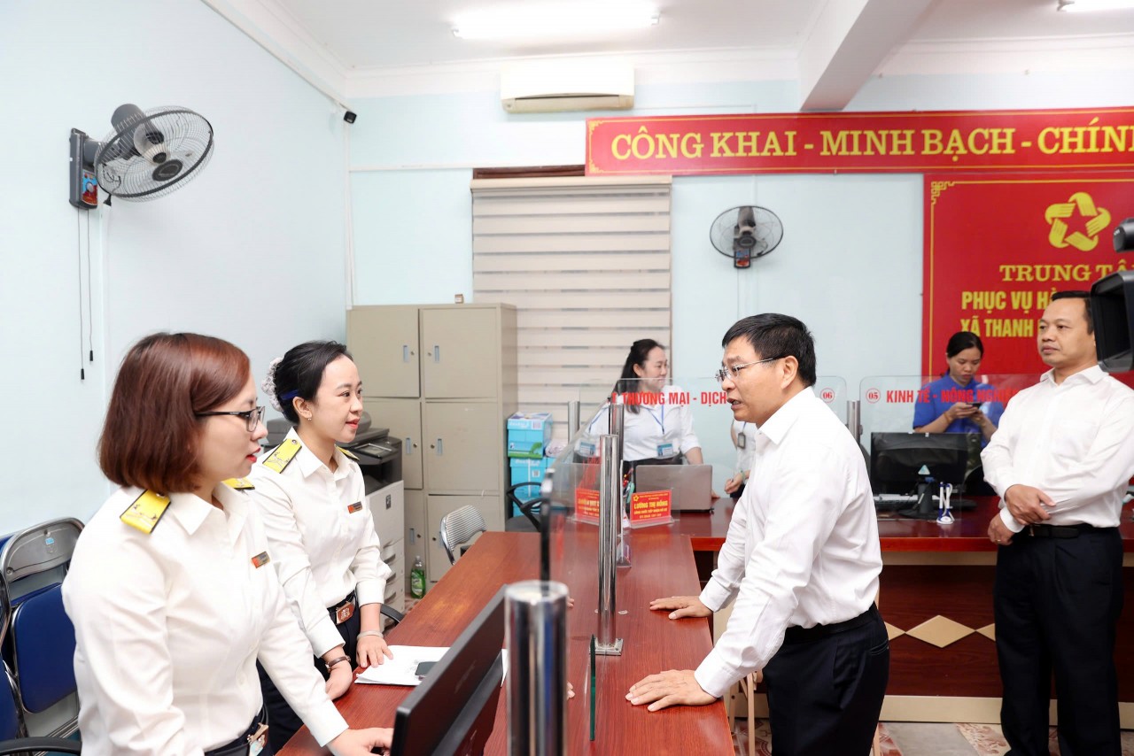 Bộ trưởng Nguyễn Văn Thắng khảo sát thực tế việc triển khai mô hình chính quyền hai cấp tại Điện Biên