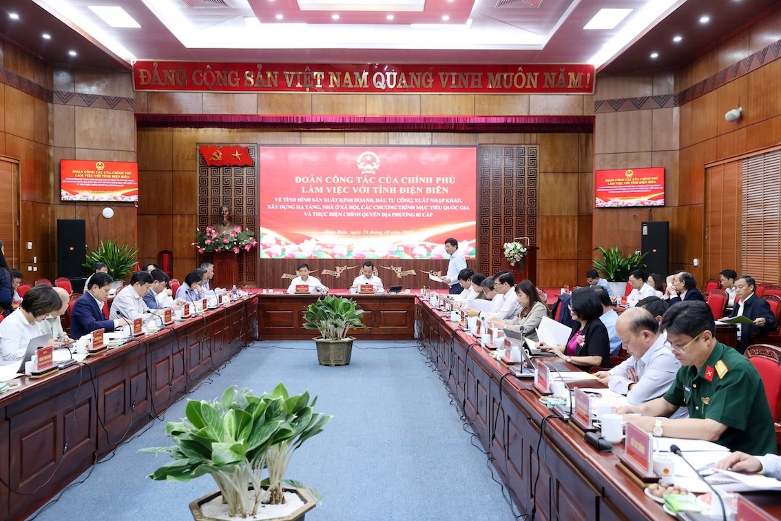 Bộ trưởng Nguyễn Văn Thắng làm việc tại Điện Biên: Đồng hành, hỗ trợ địa phương đạt mục tiêu tăng trưởng cao