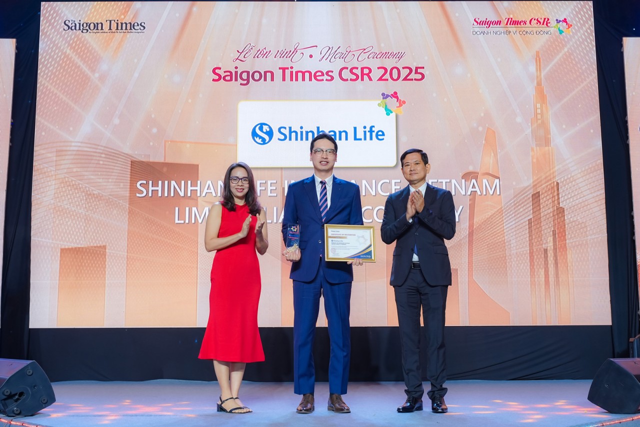 Shinhan Life Việt Nam nhận danh hiệu 