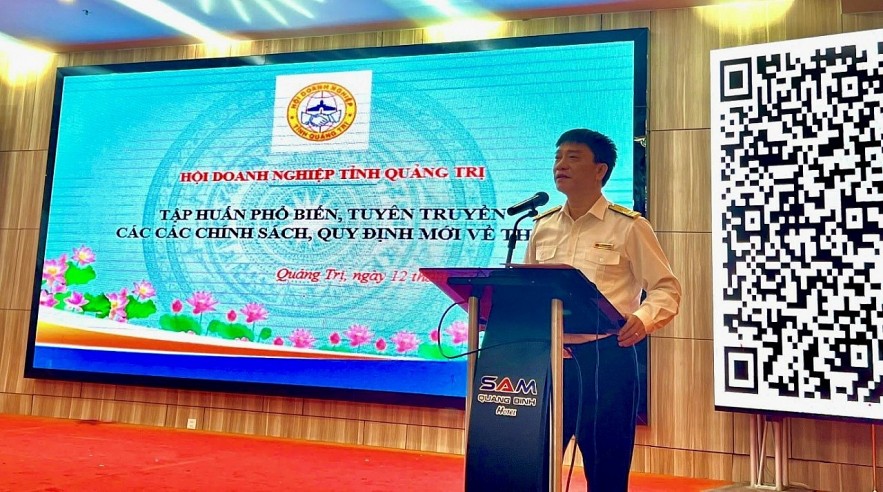 Thuế tỉnh Quảng Trị giới thiệu các chính sách thuế mới cho hơn 80 doanh nghiệp
