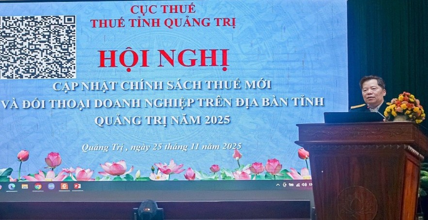 Thuế tỉnh Quảng Trị phổ biến chính sách thuế mới và đối thoại doanh nghiệp năm 2025