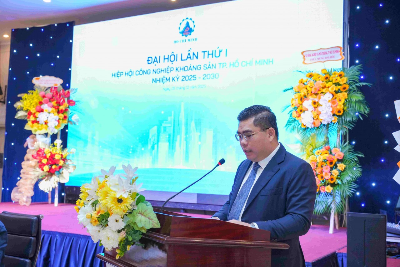 Ông Phan Tấn Đạt giữ chức Chủ tịch Hiệp hội Công nghiệp Khoáng sản TP. Hồ Chí Minh