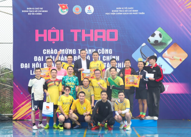 Sôi nổi Hội thao Thanh niên Bộ Tài chính trong chuỗi hoạt động chào mừng Đại hội