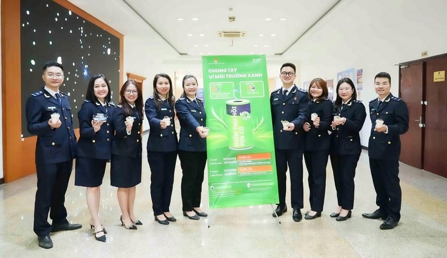 Tuổi trẻ Hải quan hưởng ứng phong trào sống xanh của Bộ Tài chính