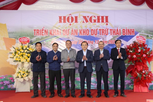 Triển khai xây dựng Dự án Kho dự trữ Thái Bình