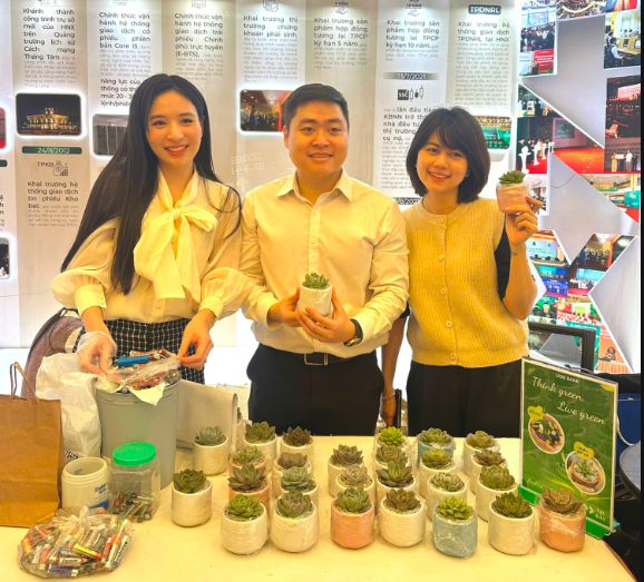 Hơn 600kg pin cũ được thu gom, lan tỏa thông điệp sống xanh trong công sở