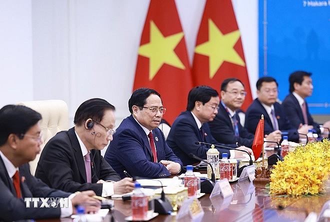 Việt Nam - Campuchia đẩy mạnh hợp tác kinh tế và an ninh biên giới