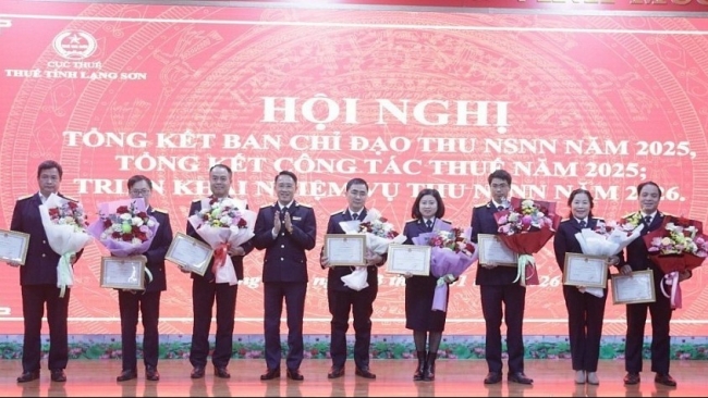 Thuế tỉnh Lạng Sơn thu nội địa tháng 1 đạt hơn 19% dự toán