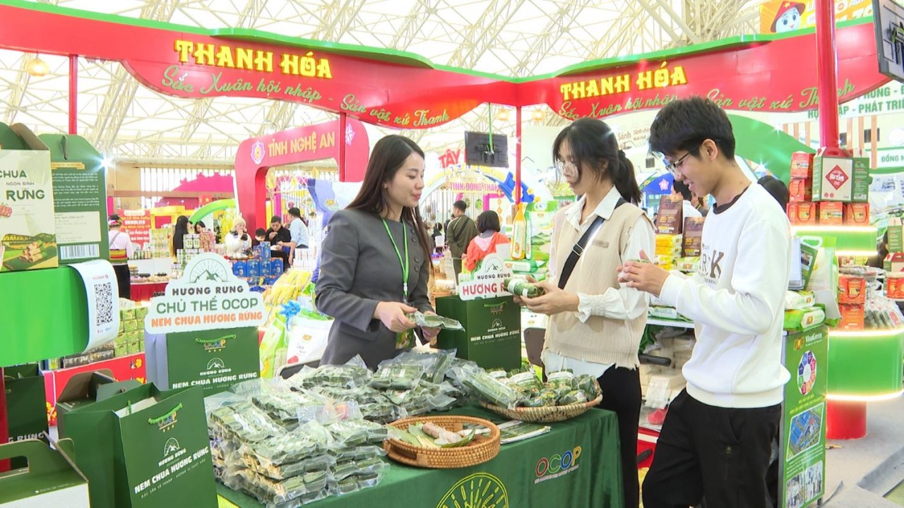 Sản vật xứ Thanh tạo dấu ấn đậm nét tại Hội chợ Mùa Xuân năm 2026