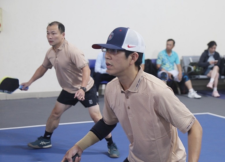Tuổi trẻ Bộ Tài chính tham gia Giải Pickleball kỷ niệm 80 năm Ngành Tài chính Quân đội