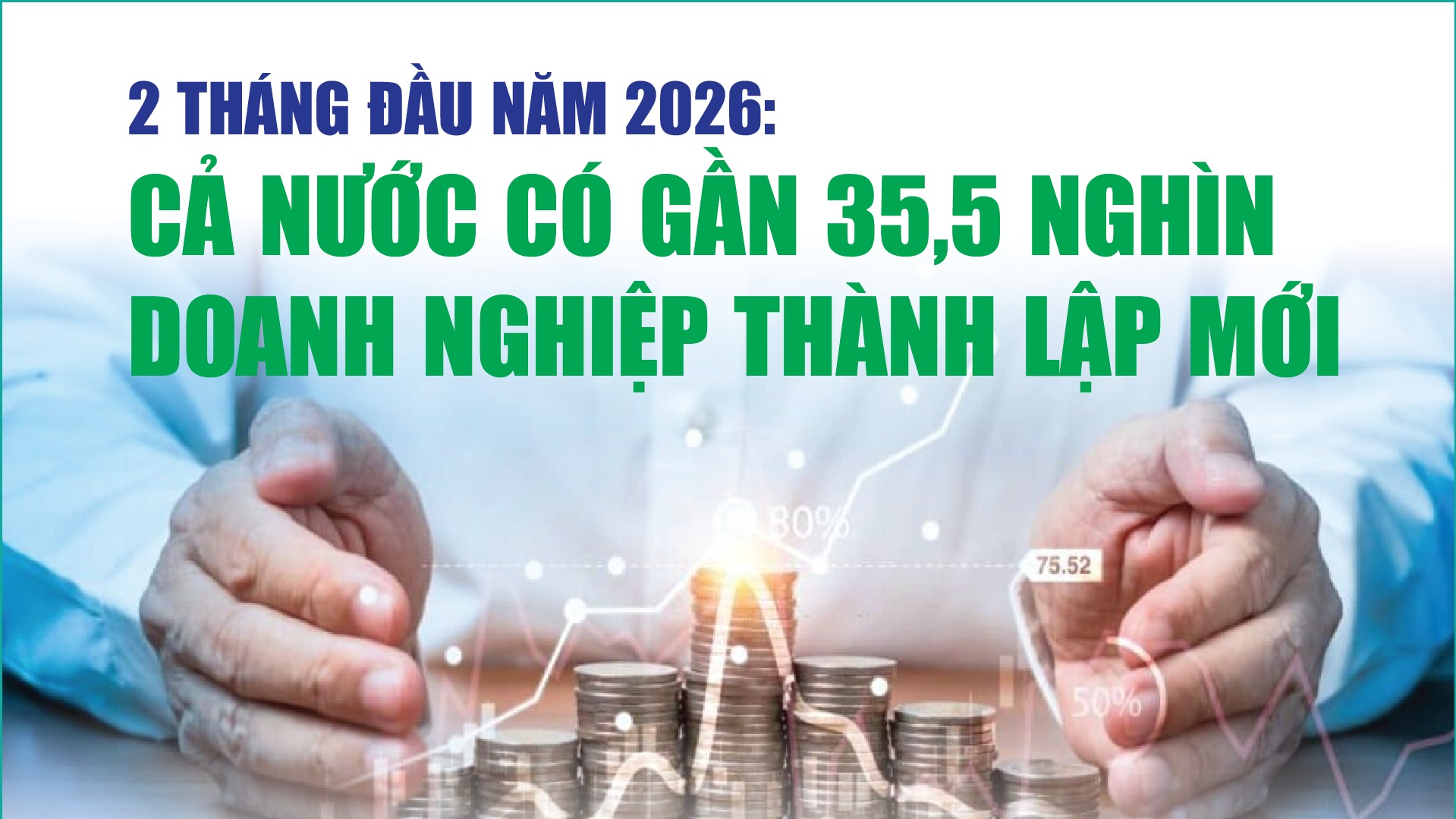 Infographics: 2 tháng đầu năm 2026, doanh nghiệp thành lập mới và quay trở lại hoạt động tăng 29,4%