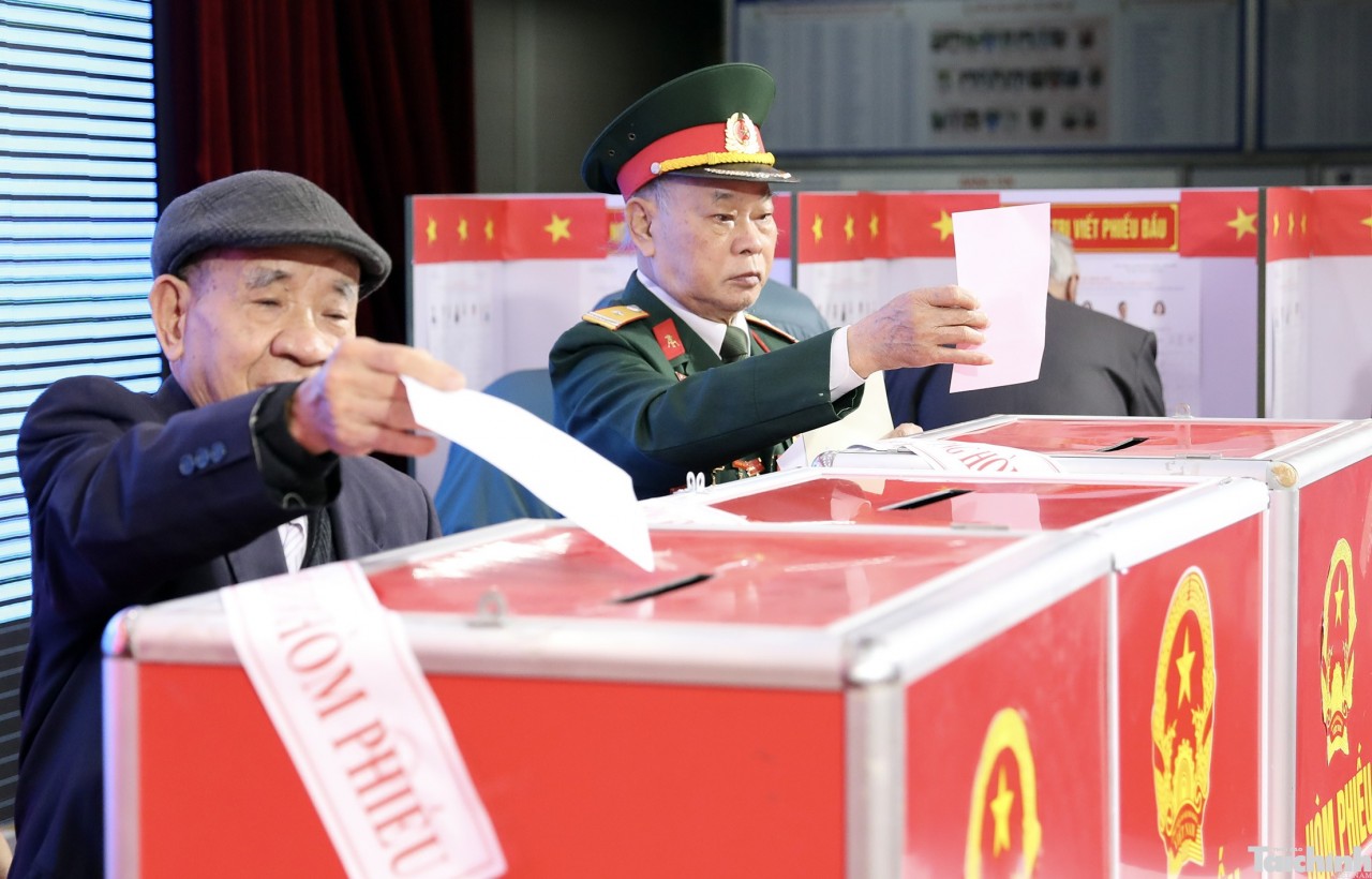 Tính đến 14h15: Hơn 80% cử tri trong danh sách đã tham gia bỏ phiếu