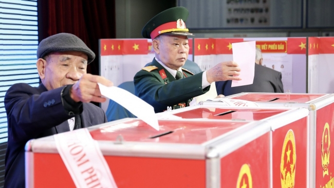 Tính đến 14h15: Hơn 80% cử tri trong danh sách đã tham gia bỏ phiếu